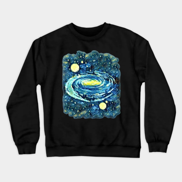 Nebula Crewneck Sweatshirt by Lees Tees